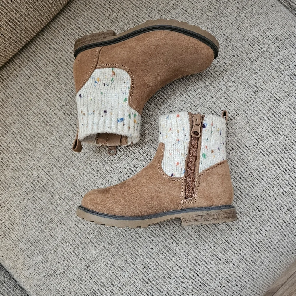 Cat & Jack Toddler Emmaline Zipper Booties
